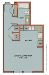 Can Plant Residences at Pearl San Antonio Floorplan 2