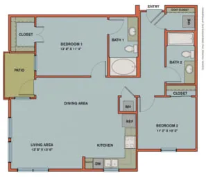 Can Plant Residences at Pearl San Antonio Floorplan 23