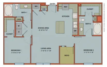 Can Plant Residences at Pearl San Antonio Floorplan 24