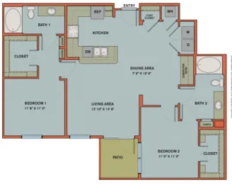 Can Plant Residences at Pearl San Antonio Floorplan 28