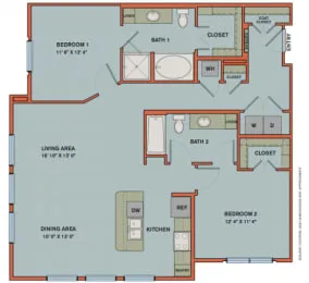 Can Plant Residences at Pearl San Antonio Floorplan 30