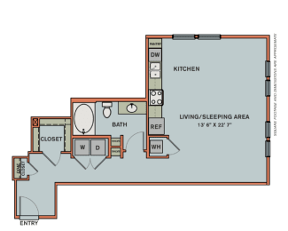 Can Plant Residences at Pearl San Antonio Floorplan 5