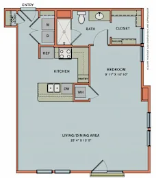 Can Plant Residences at Pearl San Antonio Floorplan 9