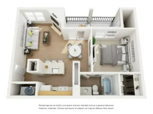 Carmel Creekside Fort Worth FloorPlan 1