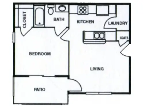 Castilleja Apartments El Paso Floorplan 5