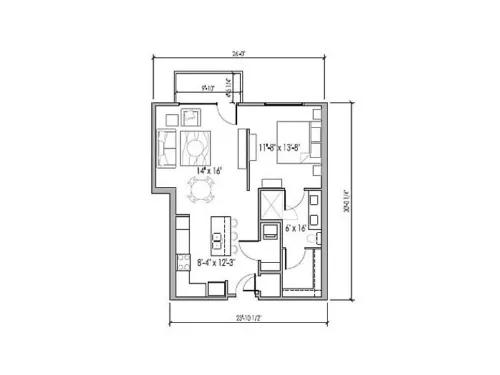 Cityscape Arts Fort Worth Floorplan 2