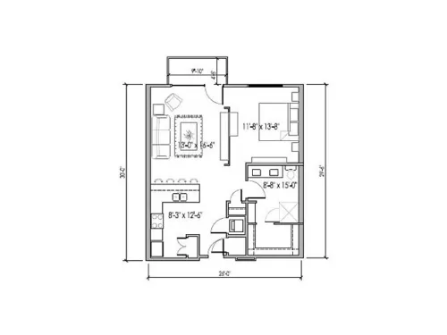 Cityscape Arts Fort Worth Floorplan 3