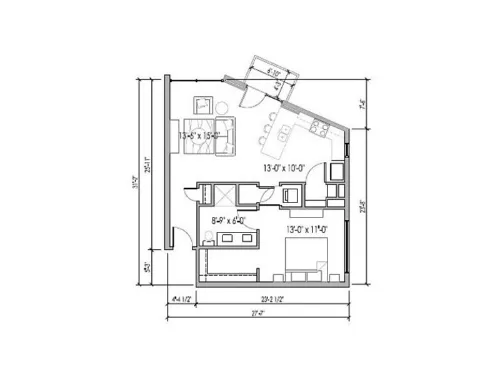 Cityscape Arts Fort Worth Floorplan 4