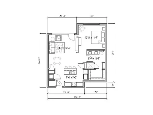 Cityscape Arts Fort Worth Floorplan 5