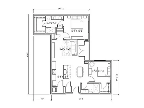 Cityscape Arts Fort Worth Floorplan 7