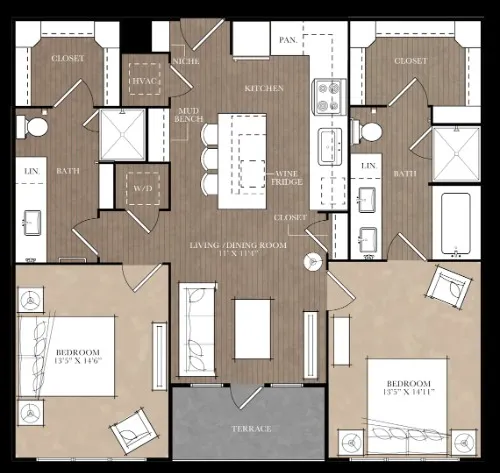 Coopers Row floor plan 3
