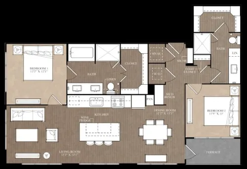 Coopers Row floor plan 5