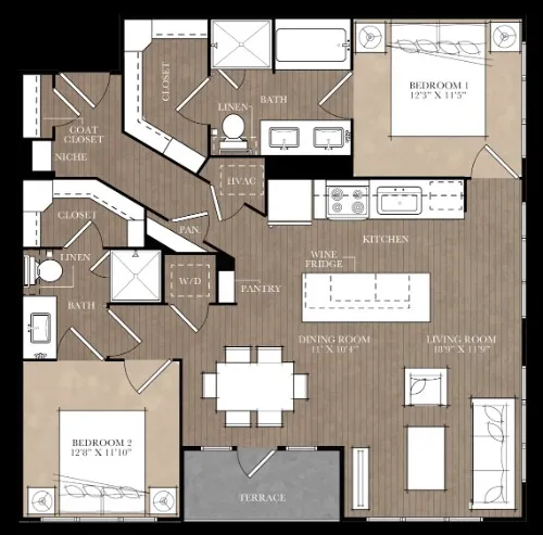 Coopers Row floor plan 6