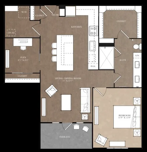 Coopers Row floor plan 6