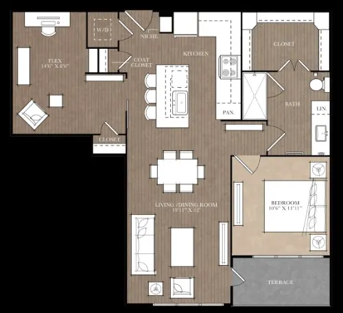 Coopers Row floor plan 9