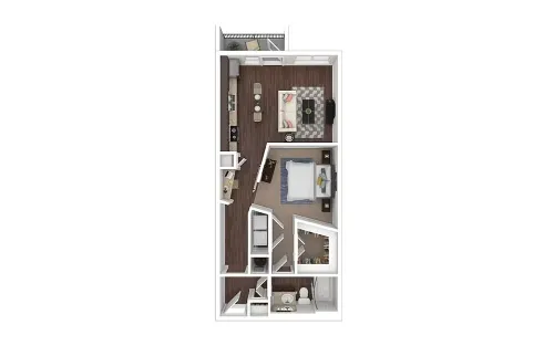 Cortland Brackenridge San Antonio Floorplan 1