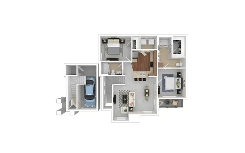 Cortland at Fredericksburg San Antonio Floorplan 5