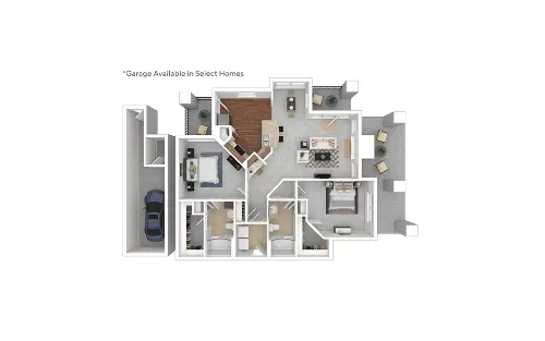 Cortland at Fredericksburg San Antonio Floorplan 6