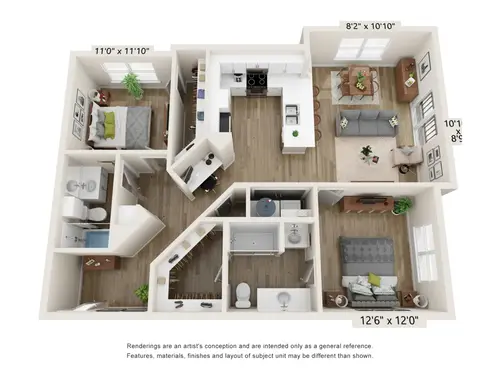 Desert Commons East El Paso Floorplan 4