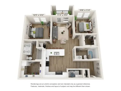 Desert Commons East El Paso Floorplan 6