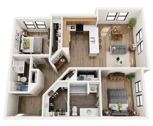 Desert Commons West El Paso Floorplan 4