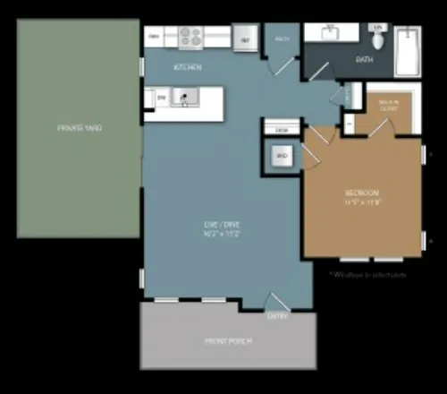 Desert Sky Townhomes El Paso FloorPlan 1