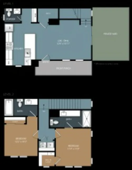 Desert Sky Townhomes El Paso FloorPlan 3