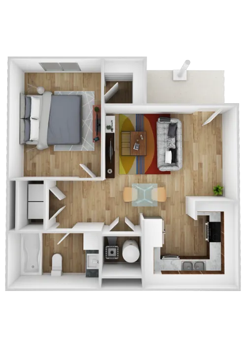 Dieter Pines Apartments floor plan 1