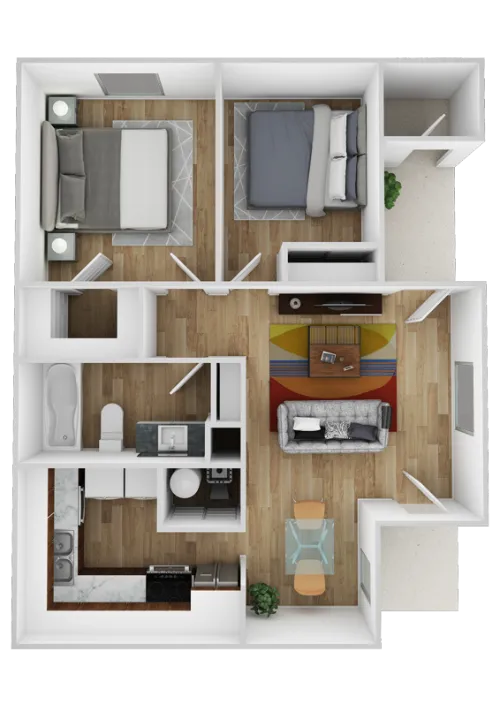 Dieter Pines Apartments floor plan 3