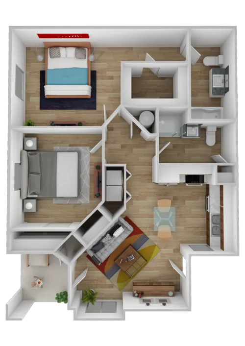 Dieter Pines Apartments floor plan 4