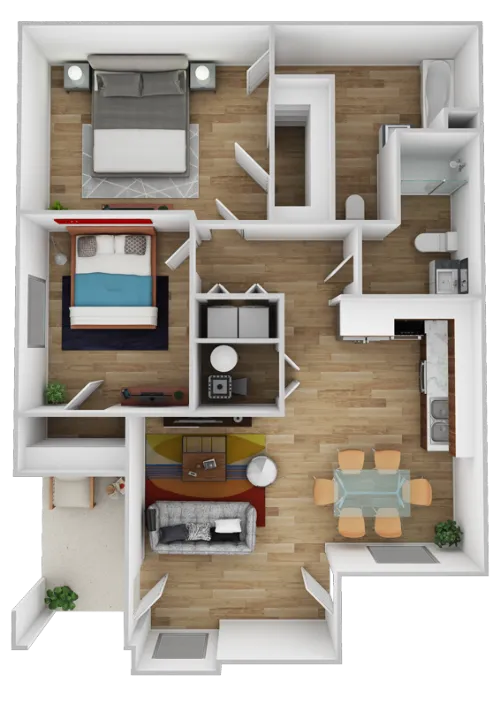 Dieter Pines Apartments floor plan 5