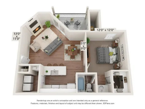 Dixon at Stonegate Fort Worth FloorPlan 1