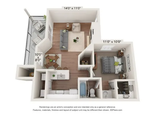 Dixon at Stonegate Fort Worth FloorPlan 3