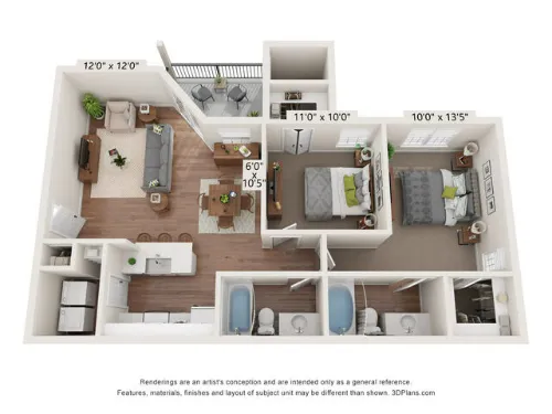 Dixon at Stonegate Fort Worth FloorPlan 6