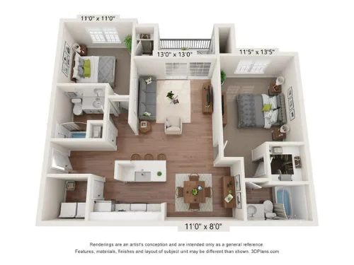 Dixon at Stonegate Fort Worth FloorPlan 7