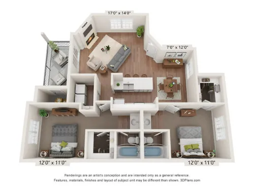 Dixon at Stonegate Fort Worth FloorPlan 8