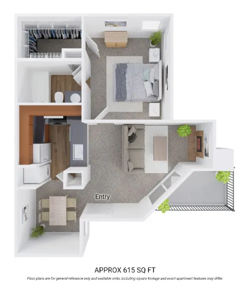 Doral Club Apartments San Antonio FloorPlan 2