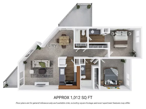 Doral Club Apartments San Antonio FloorPlan 5