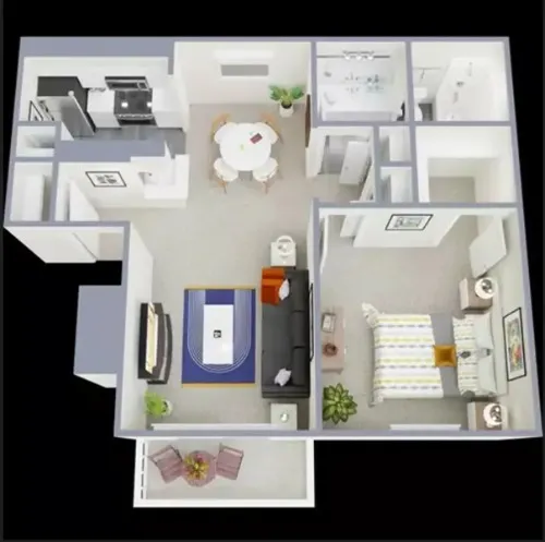 Dunmore Fort Worth floor plan 1