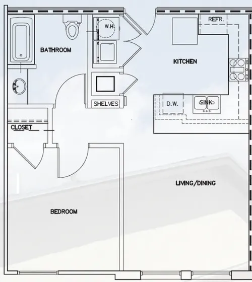 Estancias Valencia El Paso floor plan 1