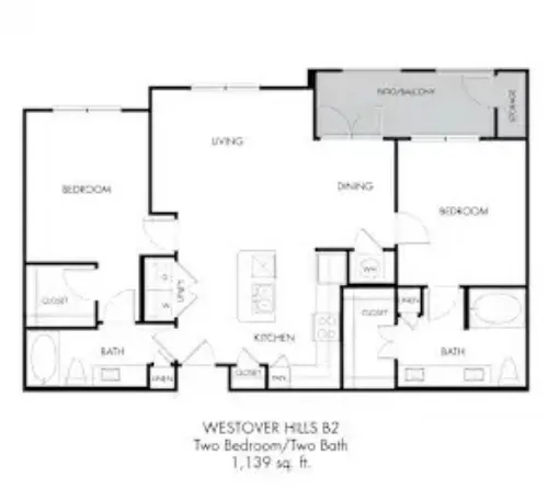 Estraya Westover Hills Apartments San Antonio FloorPlan 10