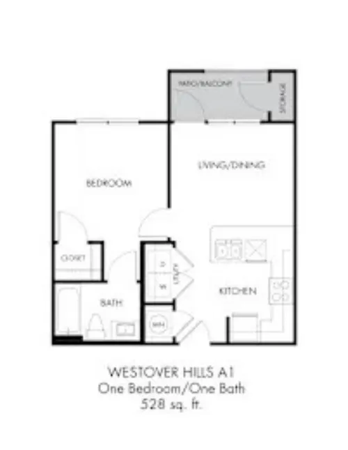 Estraya Westover Hills Apartments San Antonio FloorPlan 2