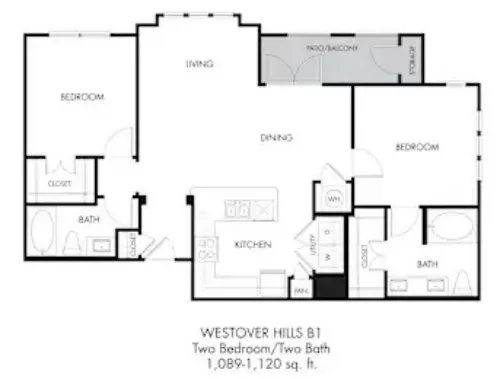 Estraya Westover Hills Apartments San Antonio FloorPlan 8