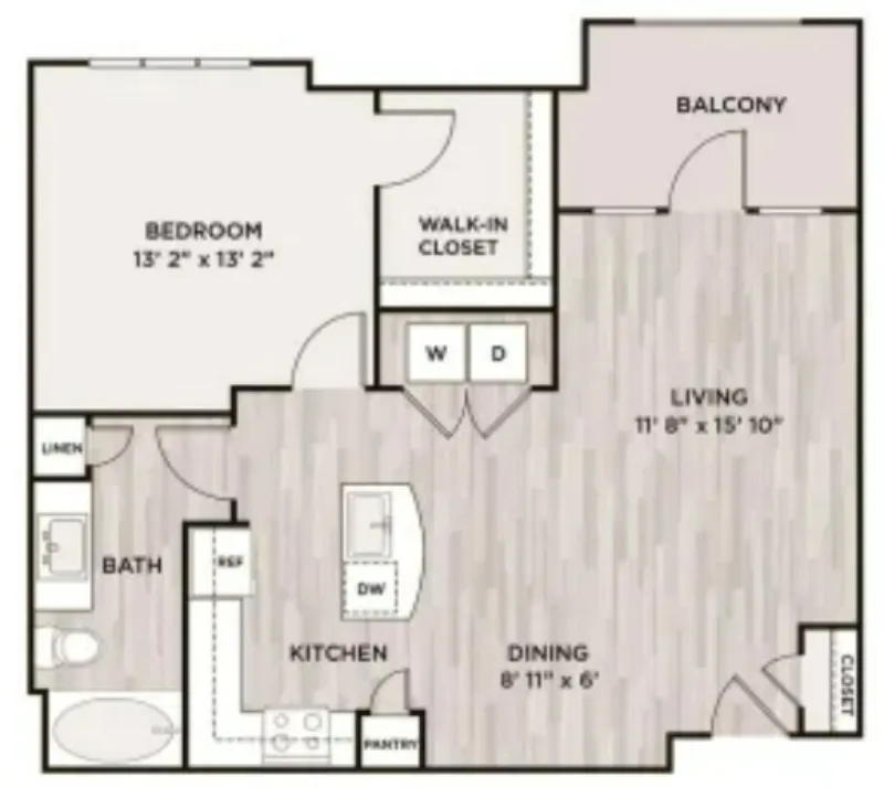 Fifty02 Westover Hills Apartments San Antonio FloorPlan 13