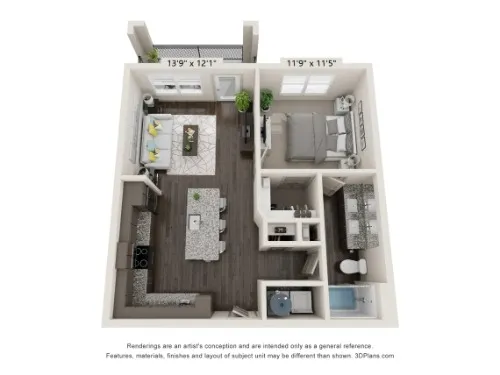 Grand at Saginaw floor plan 3