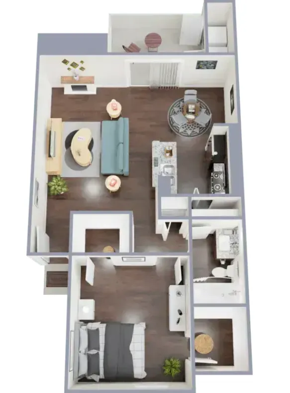 Harper at the Park Apartment Floorplan 3