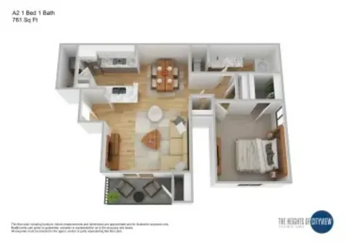 Heights of Cityview Fort Worth FloorPlan 2
