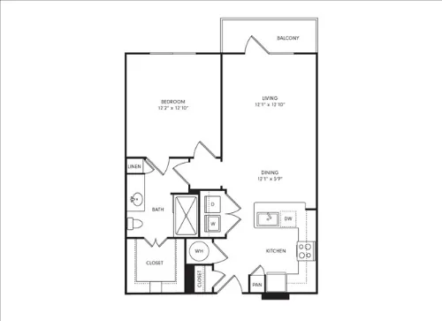 Henley at the RIM San Antonio FloorPlan 10