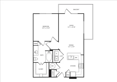 Henley at the RIM San Antonio FloorPlan 11