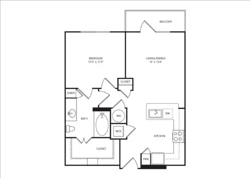 Henley at the RIM San Antonio FloorPlan 4
